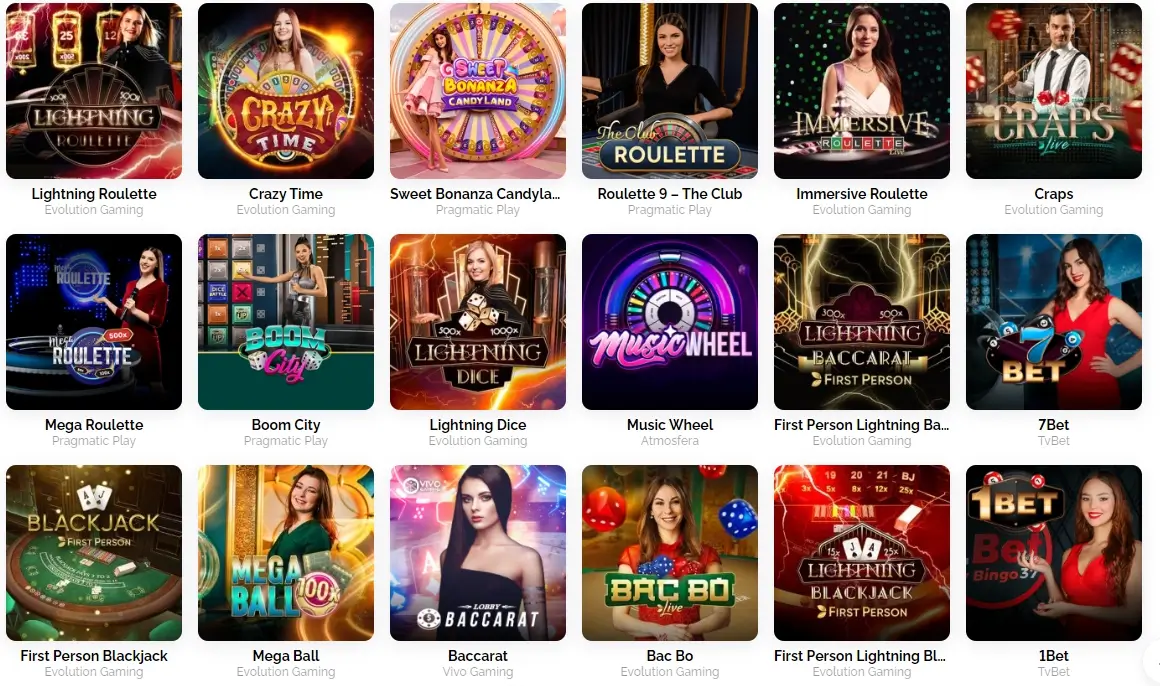 Лайв казино з живими дилерами онлайн